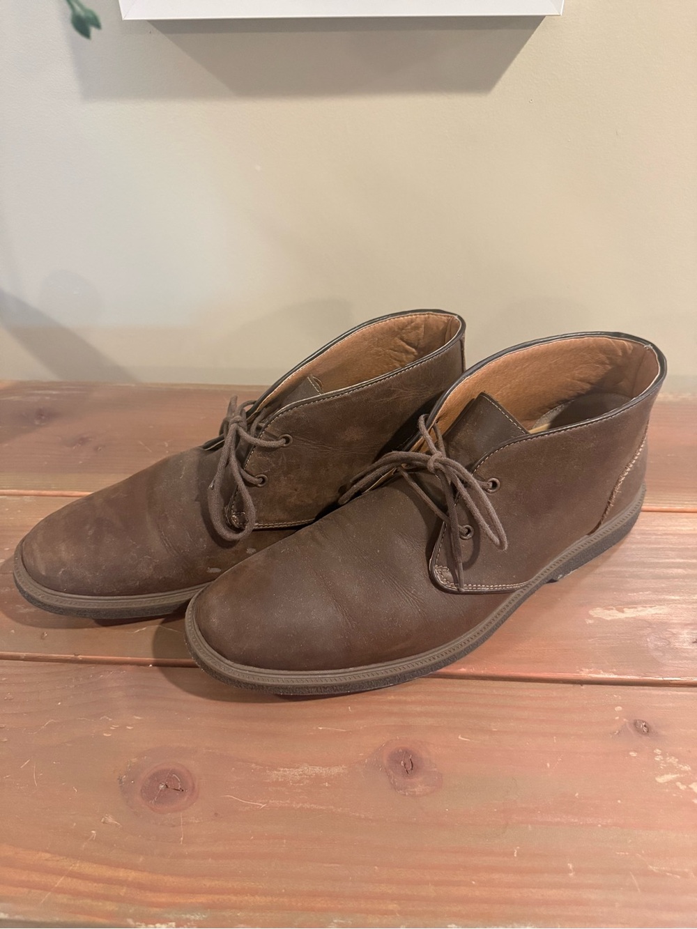 G.H. Bass & Co. Dark Brown Suede Chukka Boots